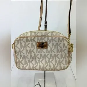 Michael Kors | Bags | Michael Kors Designer Mk Offwhite Logo